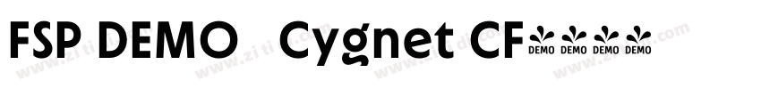 FSP DEMO   Cygnet CF字体转换